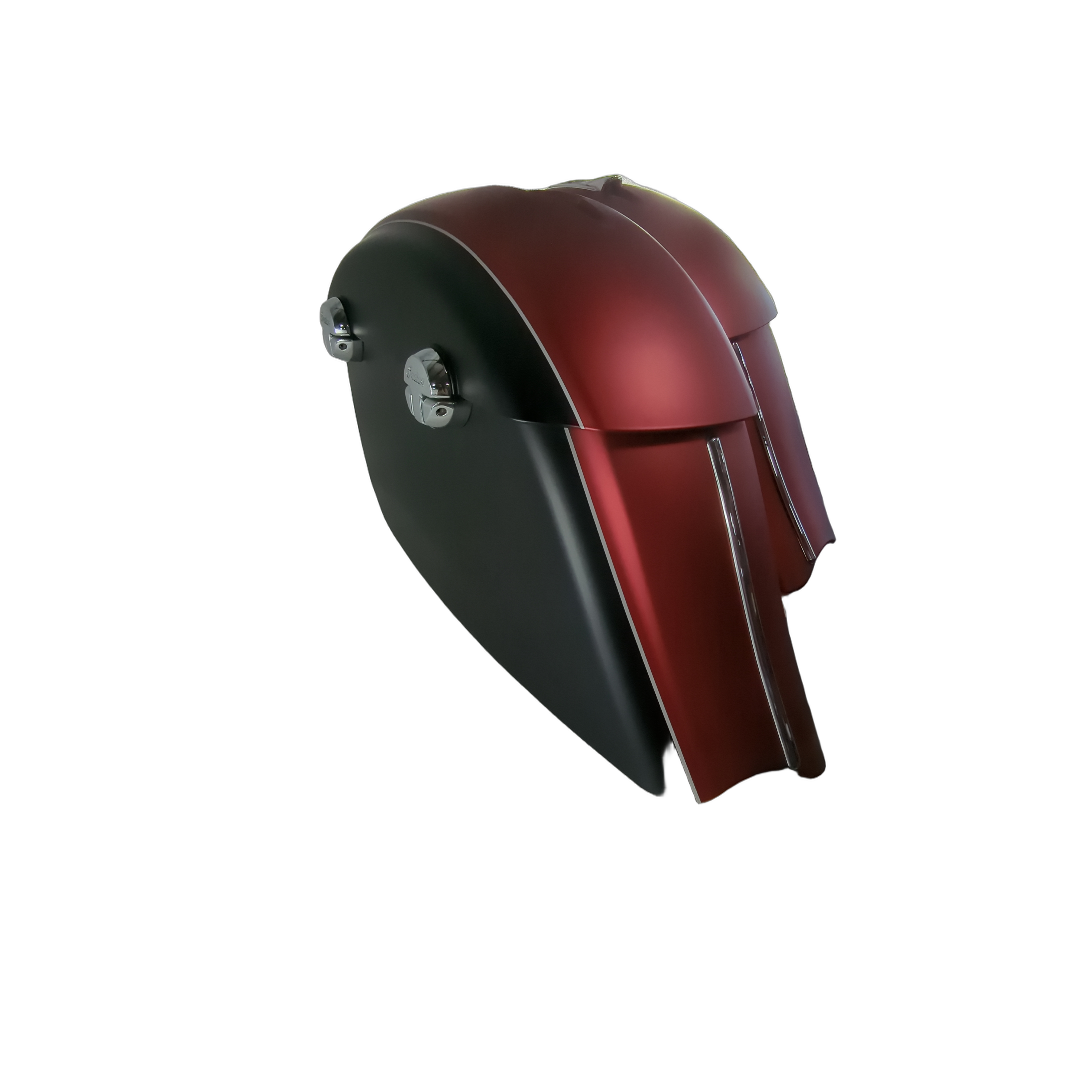 Saddlebag Bin, Left Hand and Right Hand. Black and Red by Indian (TAKEOFF)