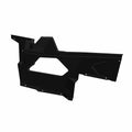 Center Console Left Gloss Black by Polaris