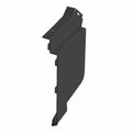 Lower Center Fender Tpo G.Grey Right by Polaris