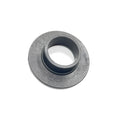 Black circular clutch limiter spacer with a central hollow cylinder and flat base made of durable plastic.
