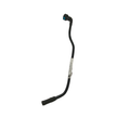 Black rubber fuel hose with a right-angle blue connector and a straight black connector on opposite ends.