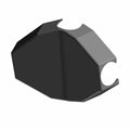 Rear Rops Cover Champ Tr Right Black by Polaris