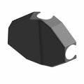 Rear Rops Cover Champ Tr Left Black by Polaris