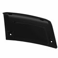 Matte gray curved hood panel for Polaris Ranger UTV with mounting holes and smooth surface.