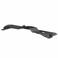 Matte black angular rear upper closeoff panel with mounting holes for Polaris UTV.