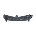 Black plastic center hood grille with honeycomb mesh pattern and mounting tabs for Polaris UTVs.