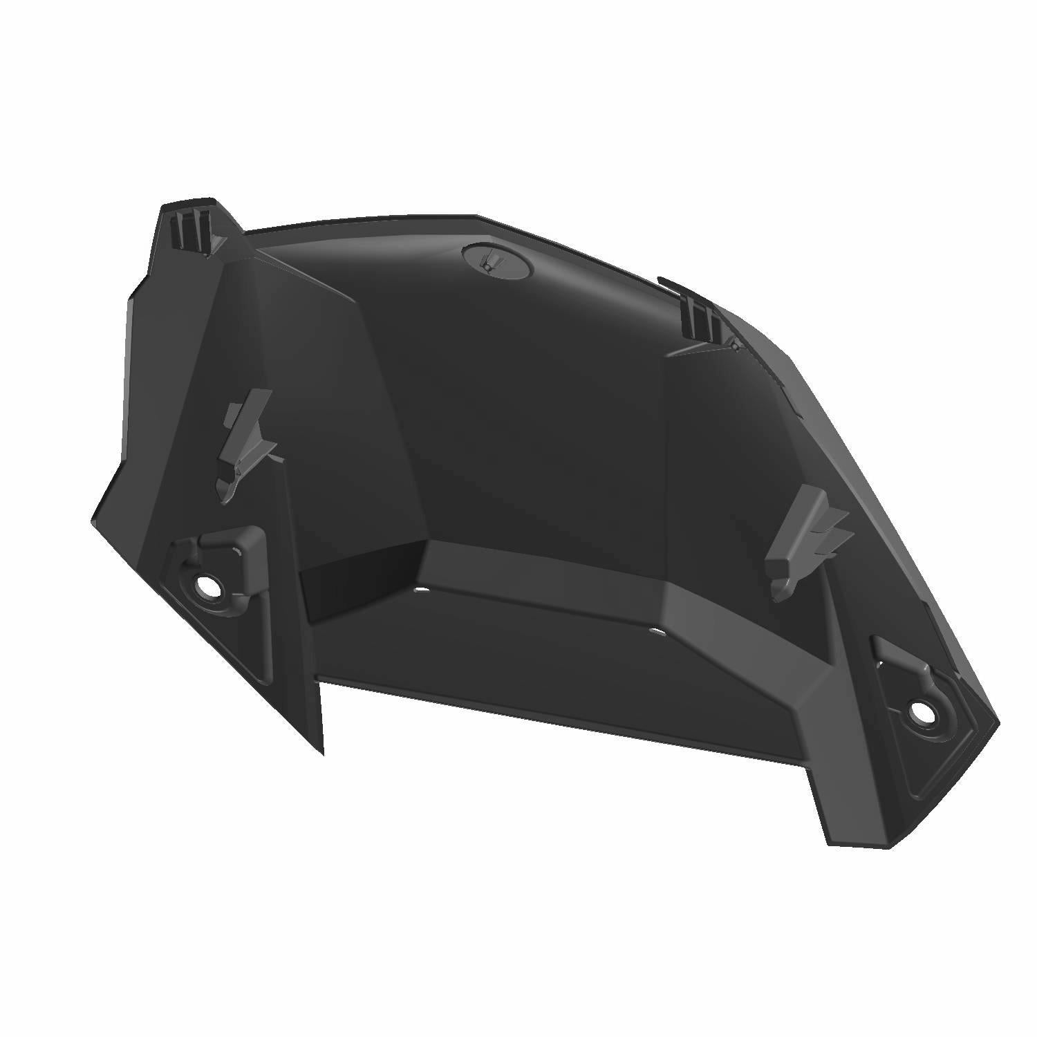 Black angular center hood cover with mounting points, designed for off-road vehicle fitment.