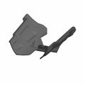 Rear Shock Rod Guard Right Black by Polaris