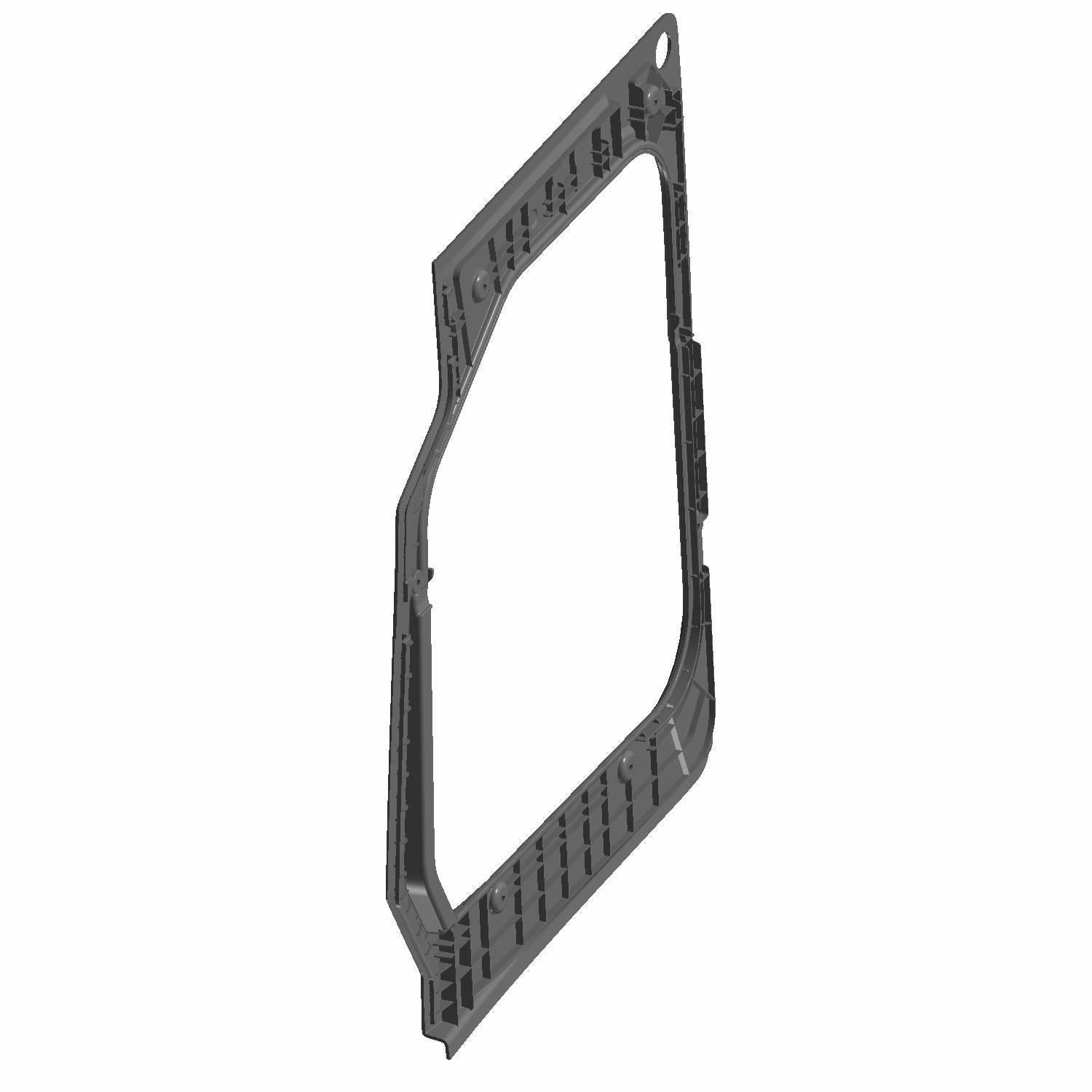Inner Upper Door Panel Right Black by Polaris
