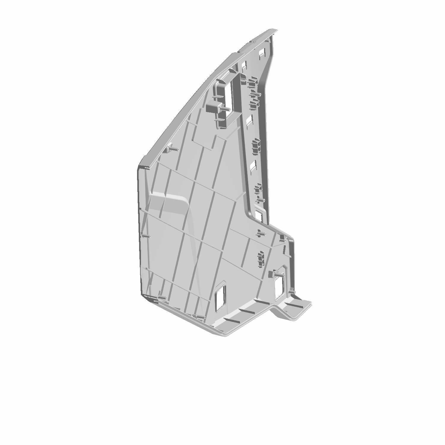 Front Door Panel Outer Lower Right Black by Polaris