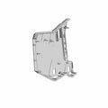 Rear Door Panel Outer Lower Right Black by Polaris