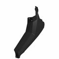 Black angular plastic flare fender with mounting holes for left side of Polaris Ranger UTV.