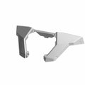 Gloss black front bumper with angular design and mounting points for Polaris RZR models.