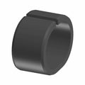 Matte black cylindrical alternator cover with a smooth, solid surface and a small raised tab on top.