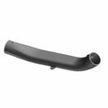 Matte black curved intake duct clutch tube for Polaris Ranger UTV, smooth finish.