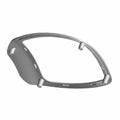Right speaker bezel with polished chrome finish and integrated mounting tabs.