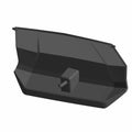 Gloss black durable plastic storage lid with central latch for Polaris UTV models.