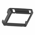 Black rectangular plastic gauge bezel with mounting clips for Polaris UTVs.