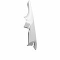 Glossy white upper left body side cover with contoured, angular shape for motorcycle fitment.