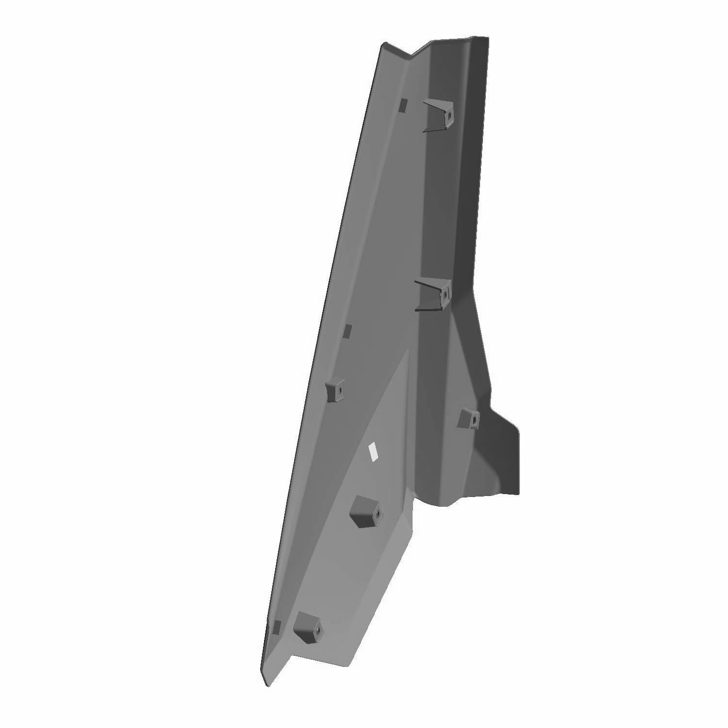 Rear Upper Door Panel Mp Left Black by Polaris
