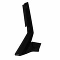 Matte black angular center dash panel trim piece with mounting tabs for Polaris UTVs.