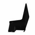 Black angular plastic dash panel trim piece with multiple mounting points for Polaris UTV, left side.