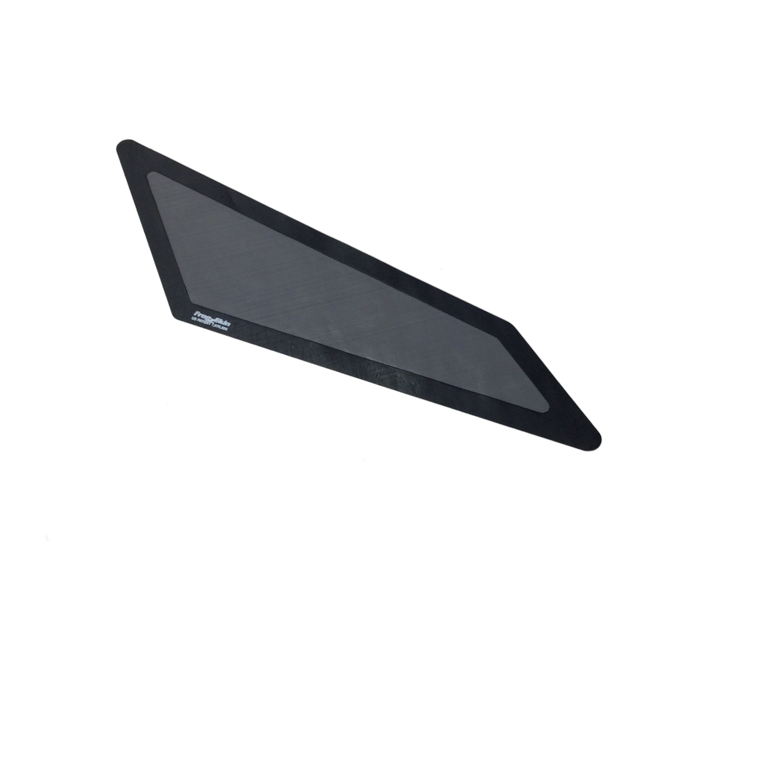 The Outer Screen-Intake, Left Hand Side by Polaris is a black, elongated triangular mesh window screen with a solid border, designed for ATV off-road use and shown against a white background.
