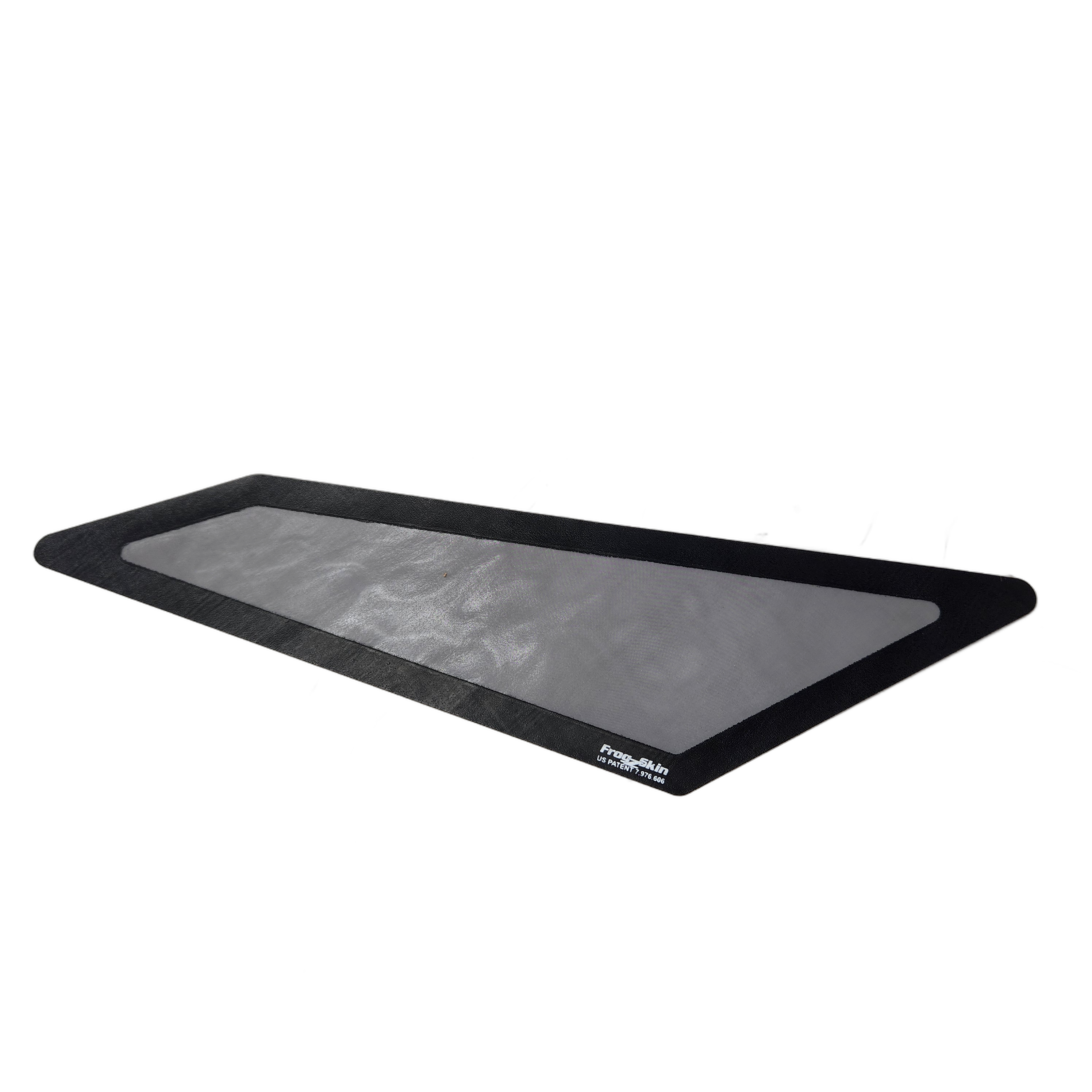 The Screen-Intake, Outer, Right by Polaris is a rectangular, angled mat with a black border and gray center, photographed on a white background—ideal for anti-fatigue use or as a UTV accessory in your garage or workshop.