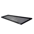 The Screen-Intake, Outer, Right by Polaris is a rectangular, angled mat with a black border and gray center, photographed on a white background—ideal for anti-fatigue use or as a UTV accessory in your garage or workshop.