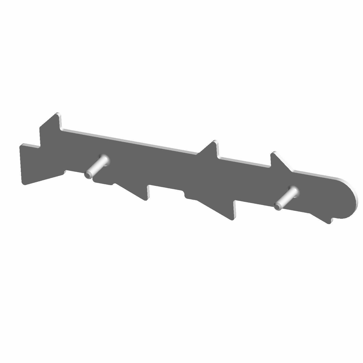 Matte black angular metal badge grill with mounting holes for Polaris RZR models.