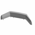 Matte black angular plastic accent light cover with mounting clips designed for Polaris UTVs.