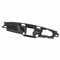 Gloss black upper dash router panel with angular mounting brackets for Polaris UTV.