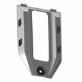 Black and gray rectangular Polaris shift cover panel with mounting holes and angular edges.