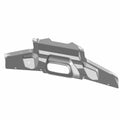 Black molded plastic hood liner with contoured design and multiple mounting points for UTV.