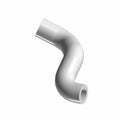 Smooth white curved breather hose with two open ends for motorcycle engine ventilation.