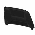 Matte black center hood panel with angular design and mounting tabs for Polaris UTV.