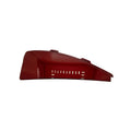 Glossy dark red right-side fairing door vent with horizontal slotted vents for Indian Roadmaster motorcycle.