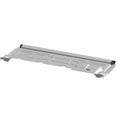 Black rear lower closeoff panel with mounting brackets for Polaris Ranger 570 UTV.