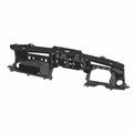 Black rugged plastic UTV dash panel with multiple mounting points and cutouts for gauges and controls.