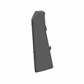Rear Outer Lower Panel Left Black by Polaris