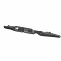 Black plastic air defrost duct with angular design and mounting points on each end.