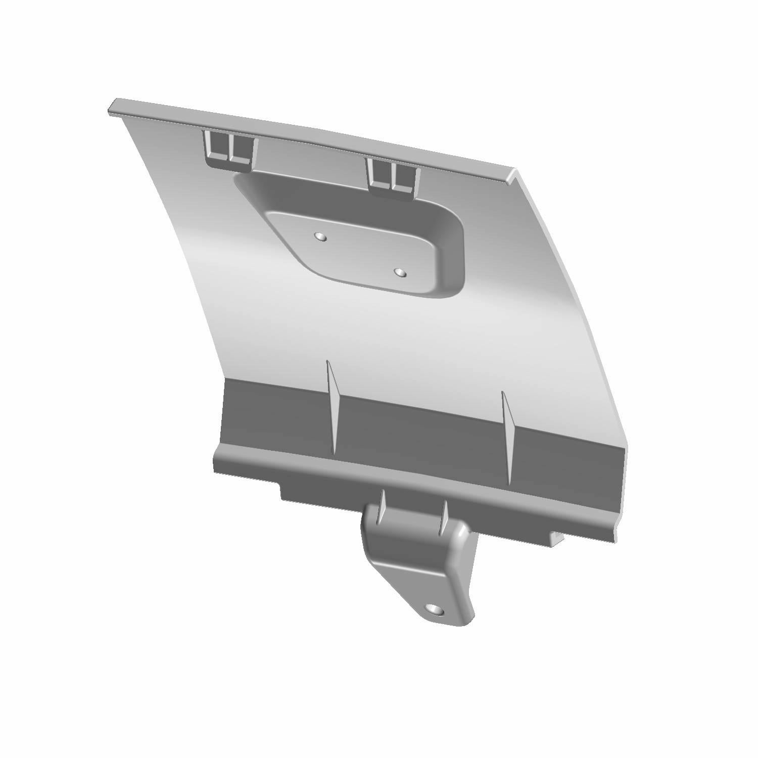 Polaris nose cone in smooth gray plastic with mounting bracket and aerodynamic shape.