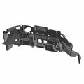 Black molded plastic under hood liner panel with contoured design and mounting points for Polaris Ranger vehicles.