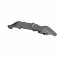 Black molded plastic air deflector panel with aerodynamic contours and mounting tabs.