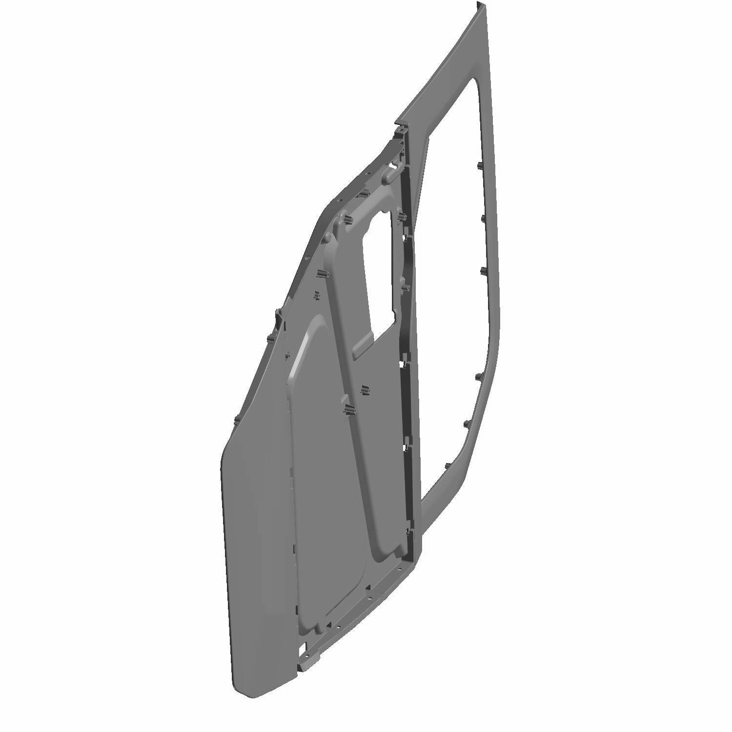 Door Panel Base Right Black by Polaris