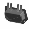 Front Center Dash Storage Usb Black by Polaris