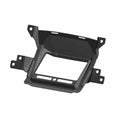 Black molded plastic display bezel with mounting tabs and rectangular screen opening.