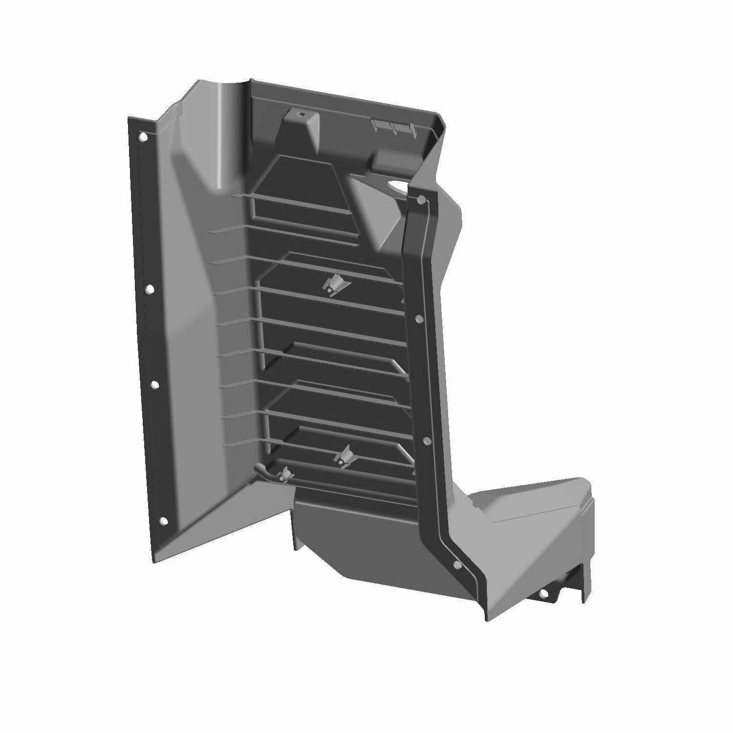 Floor Tunnel Cover Lower Ns Black by Polaris