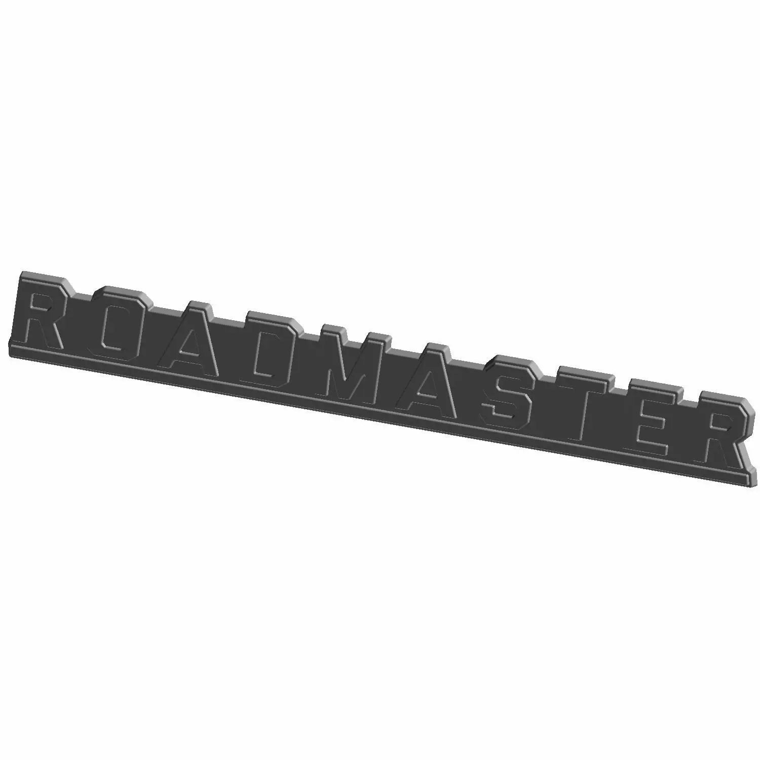 Black lower fairing badge with raised ROADMASTER lettering in bold, angular font.