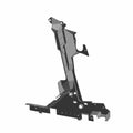 Black molded plastic right cargo box surround panel with angular cutouts and mounting points.